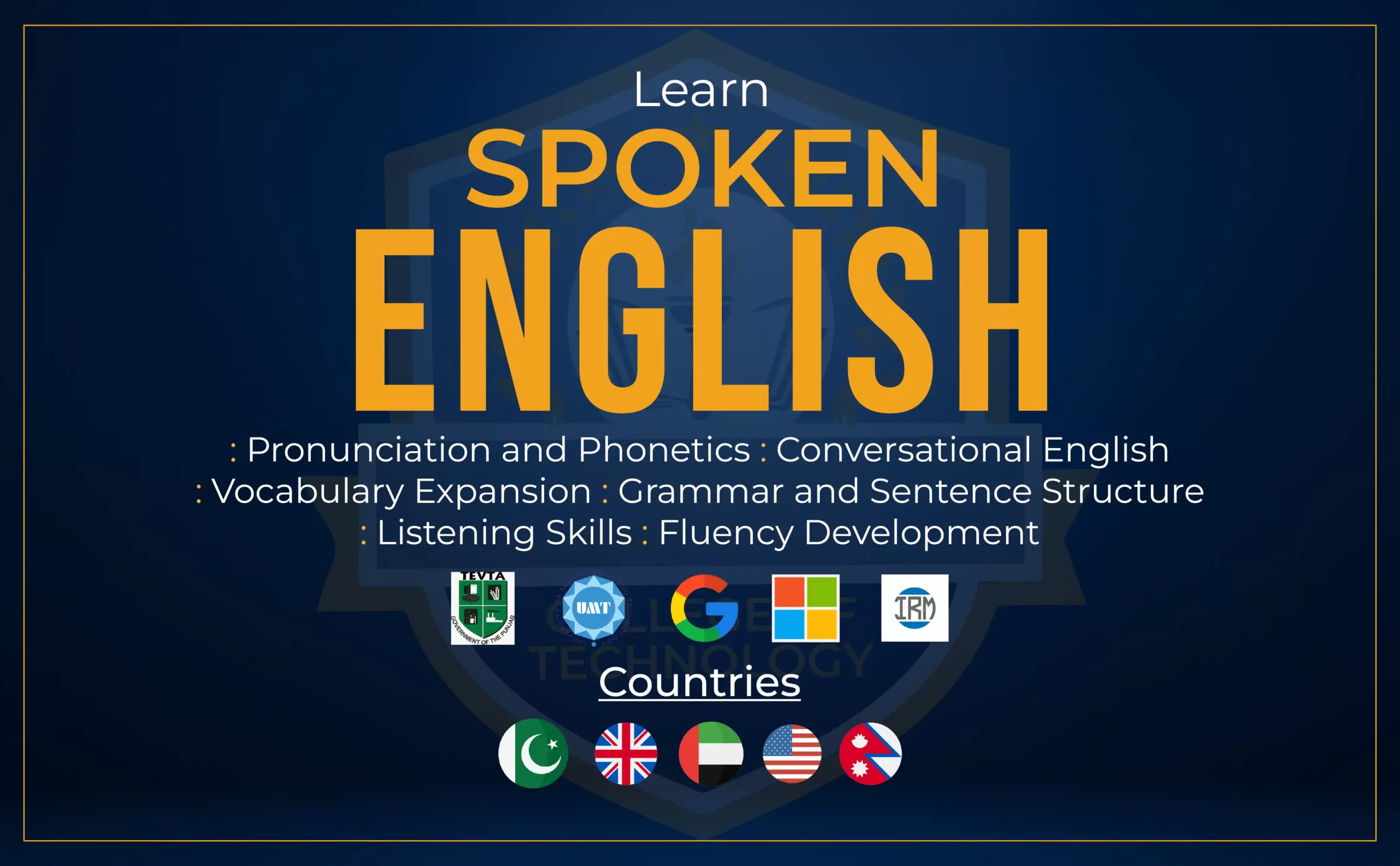 Spoken English Course in Lahore