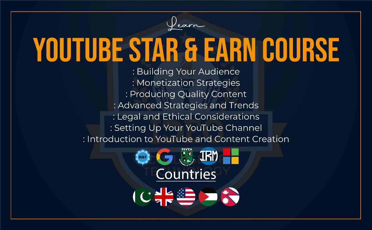 YouTube course in lahore